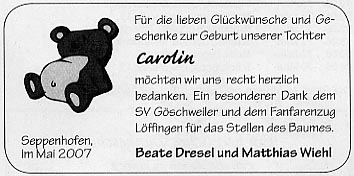 Mitteilungsblatt der Stadt Löffingen