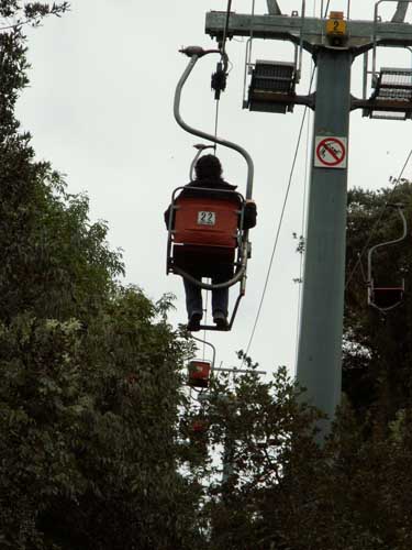 Meran, Sessellift nach Dorf Tirol