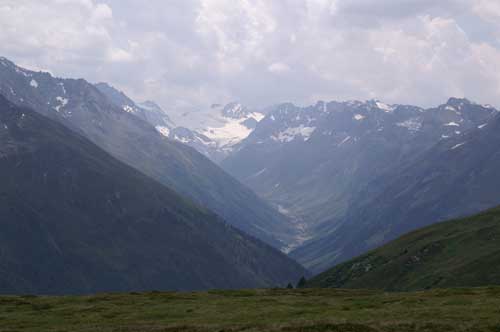 Aussicht von der Friedrichshafener Hütte