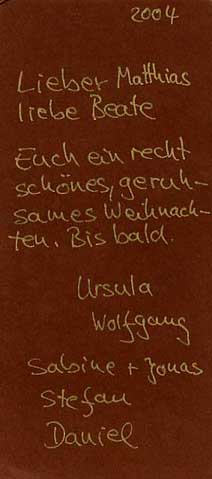 Weihnachten 2004