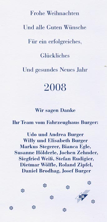Weihnachten 2007