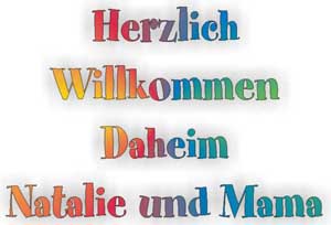 Herzlich Willkommen Daheim